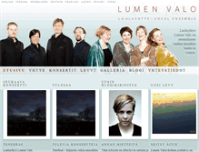 Tablet Screenshot of lumenvalo.fi